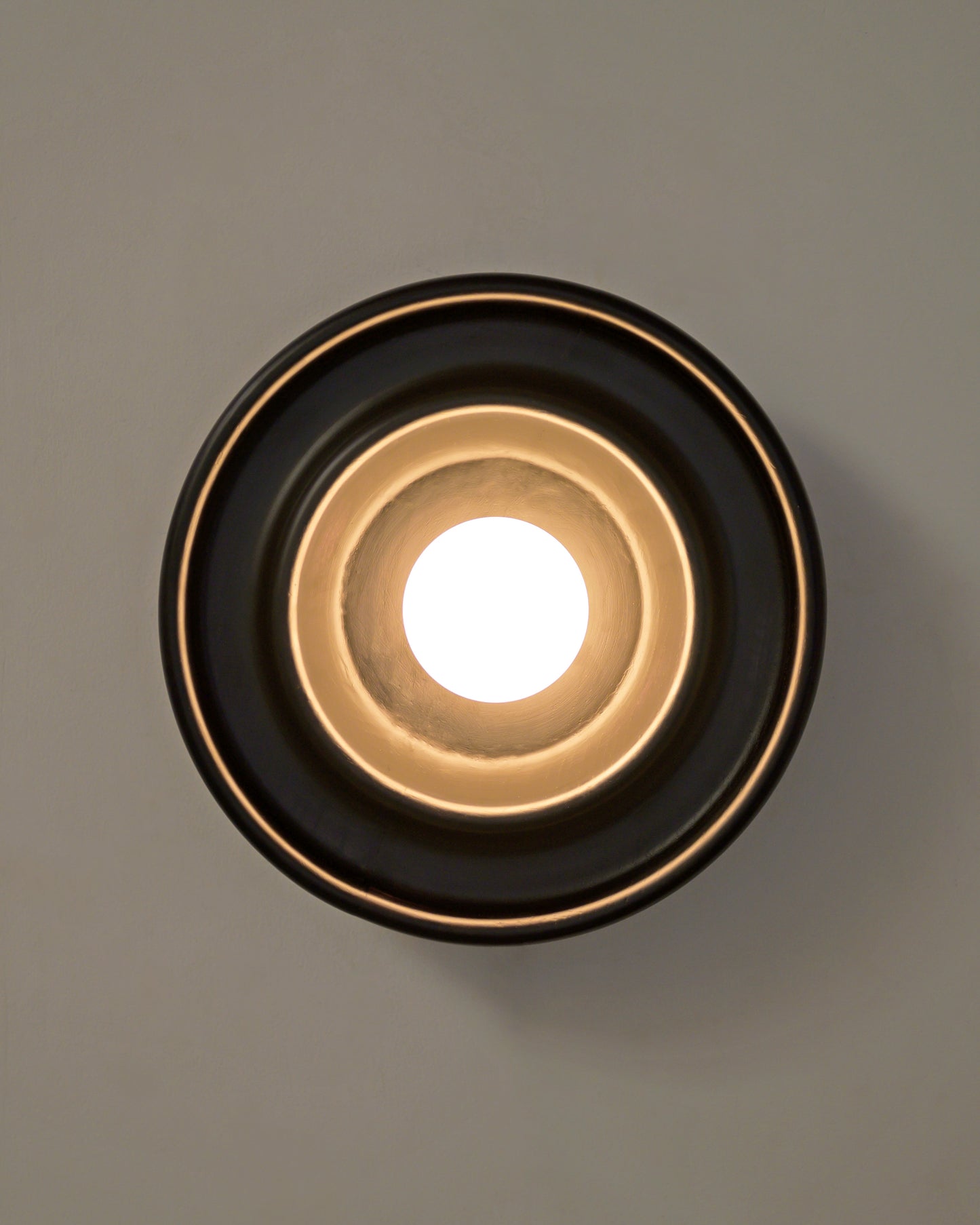 Discus Wall Light - Black - Studio Indigene