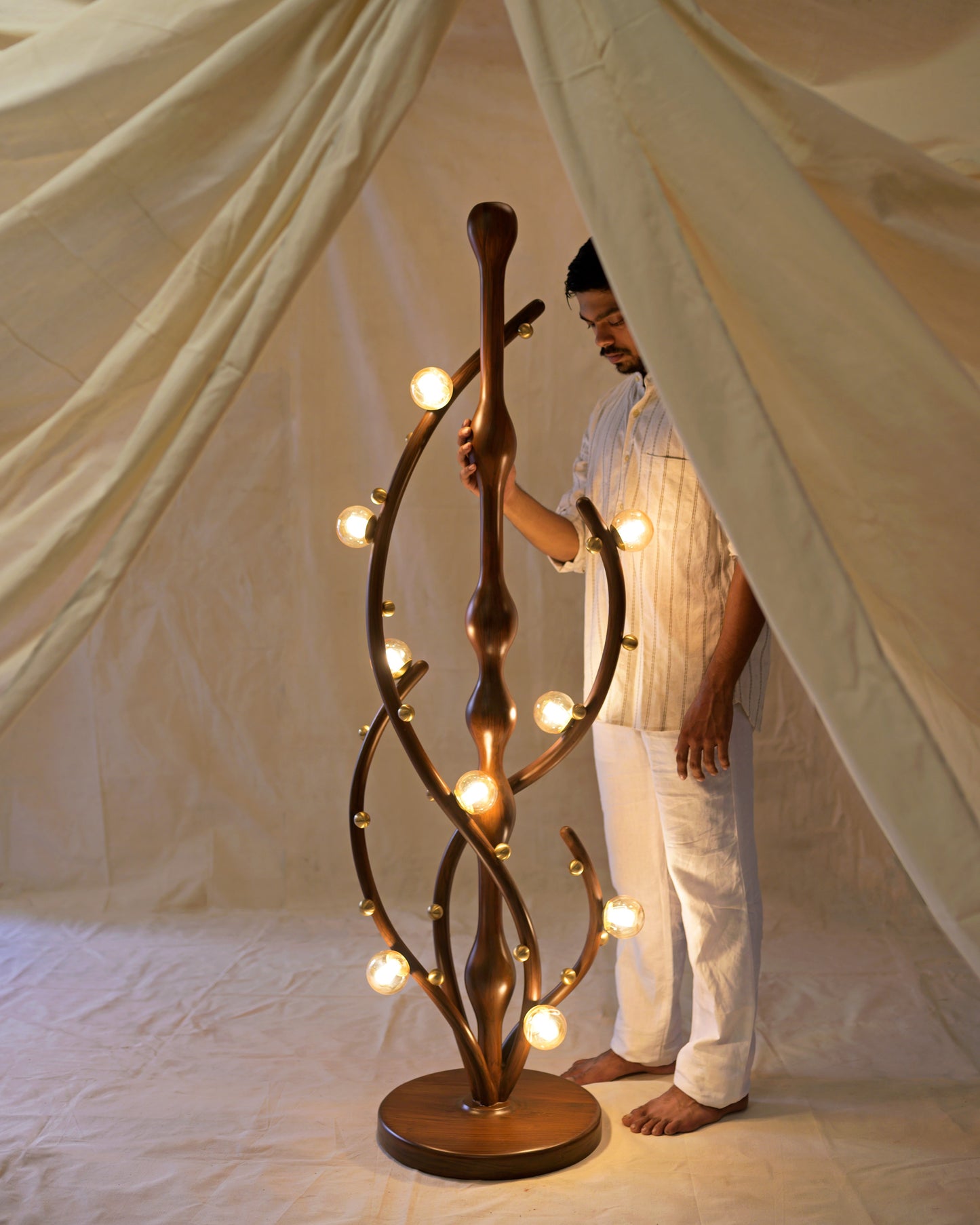 Tendril Floor Lamp - Studio Indigene