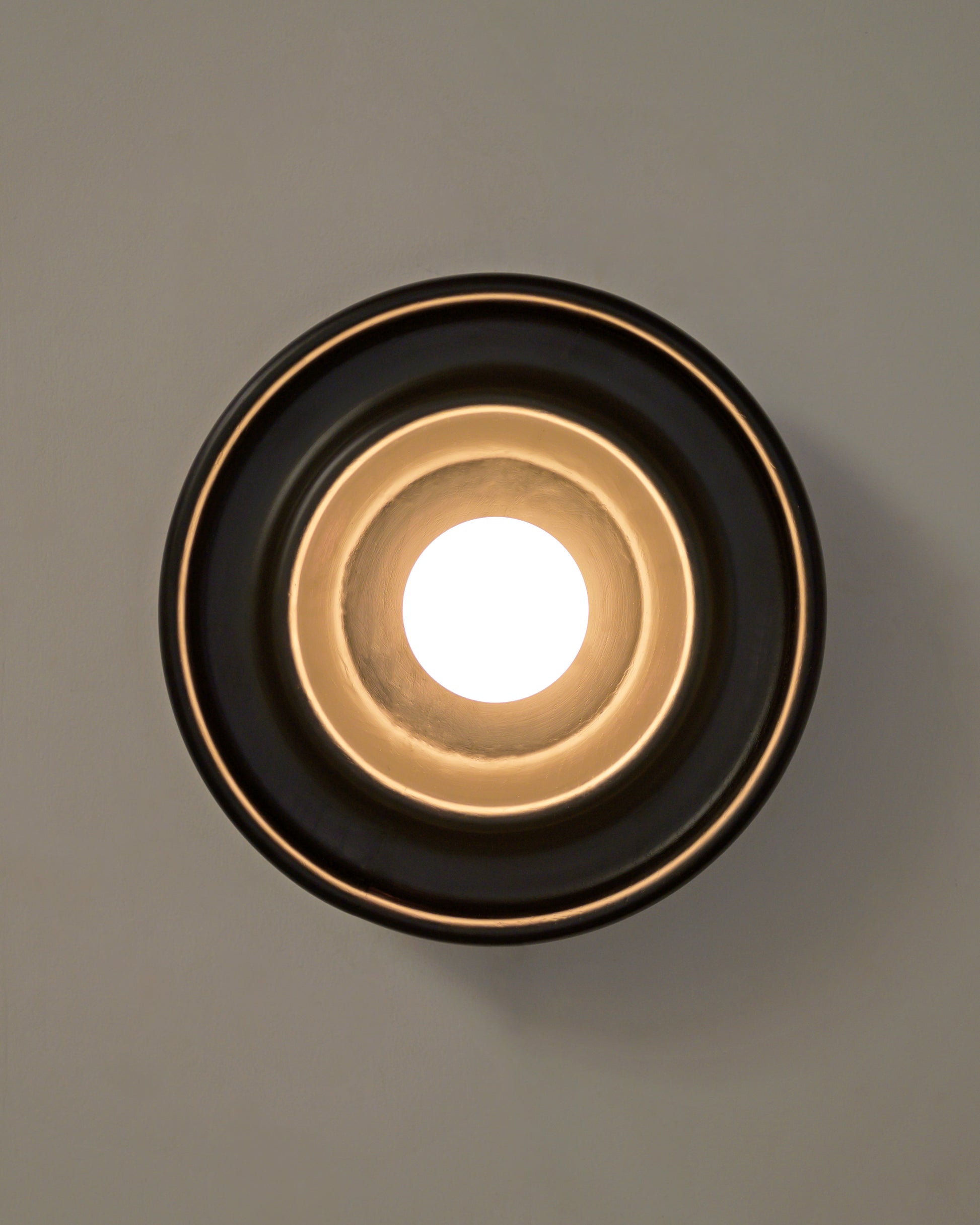 Discus Wall Light - Black - Studio Indigene