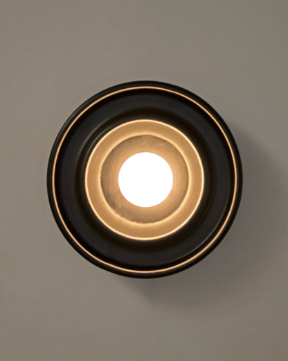 Discus Wall Light - Black - Studio Indigene
