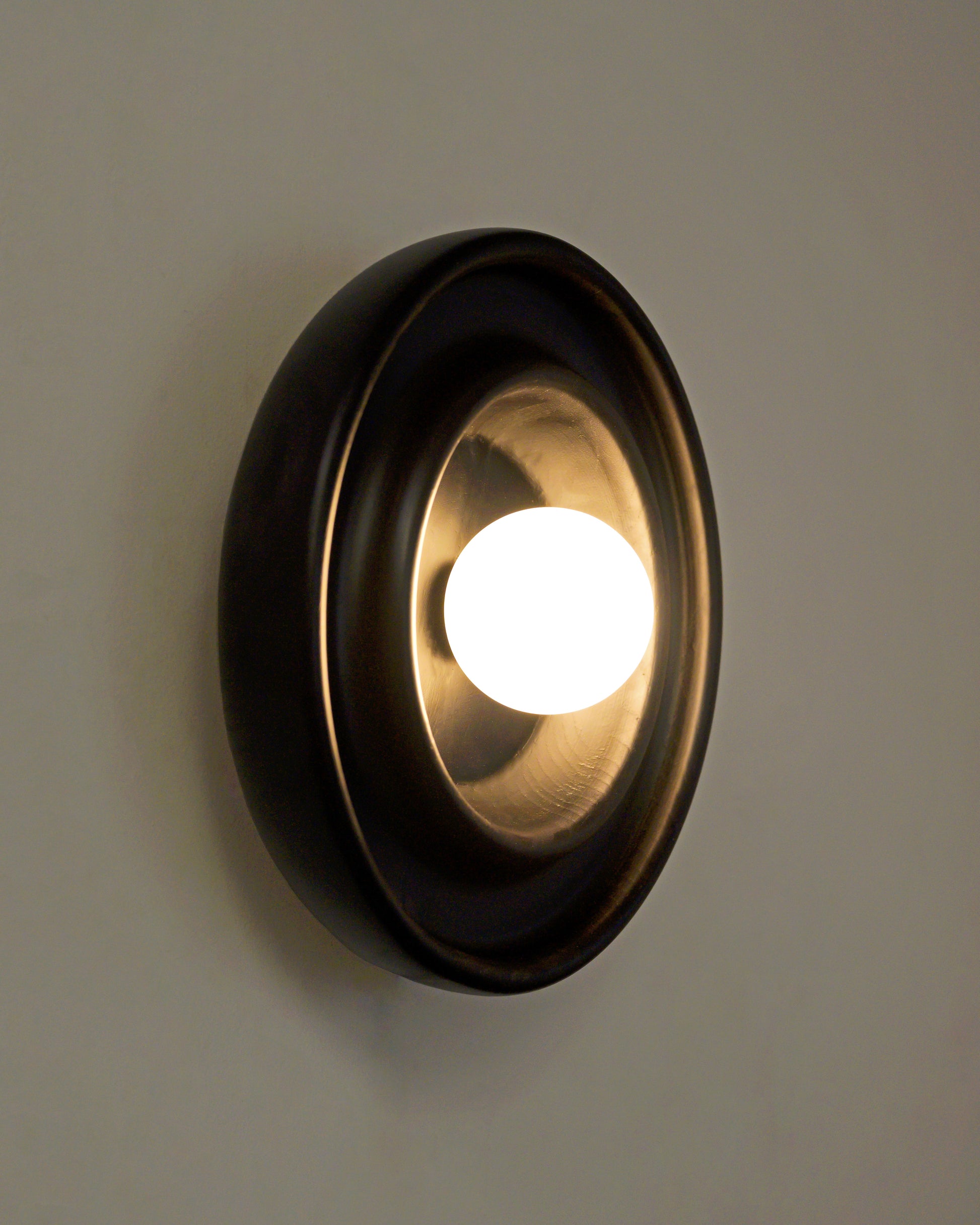Discus Wall Light - Black - Studio Indigene