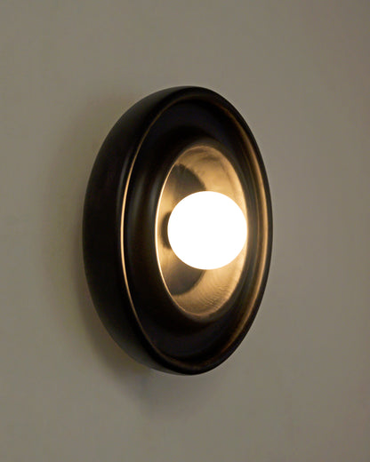 Discus Wall Light - Black - Studio Indigene