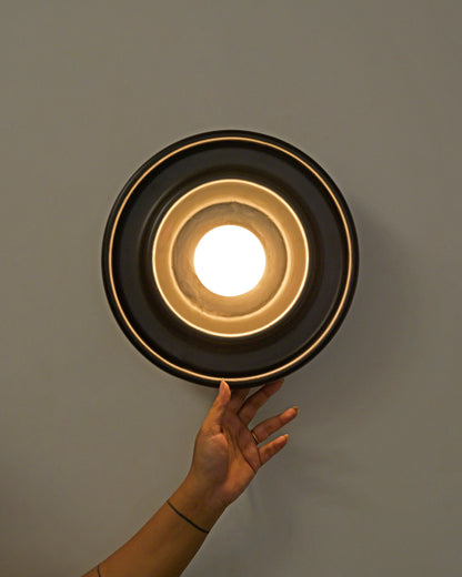 Discus Wall Light - Black - Studio Indigene