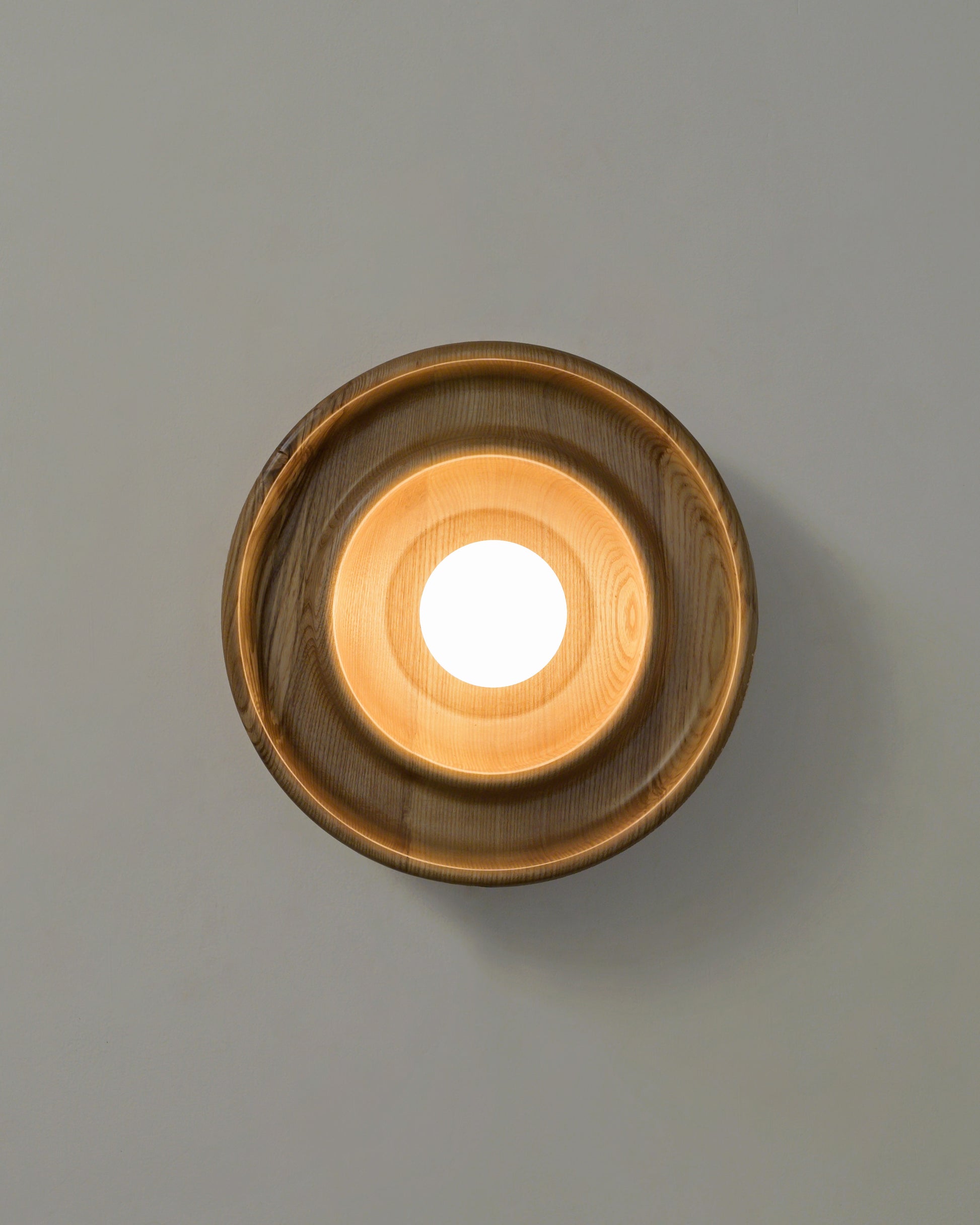 Discus Wall Light - White Ash - Studio Indigene