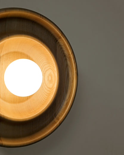 Discus Wall Light - White Ash - Studio Indigene
