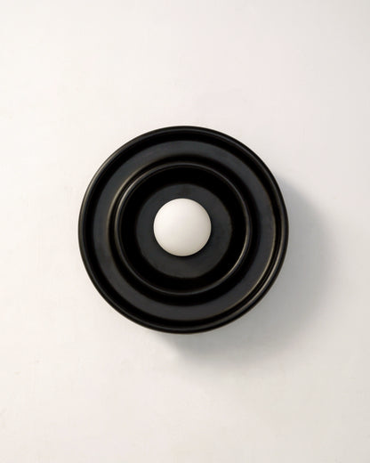 Discus Wall Light - Black - Studio Indigene