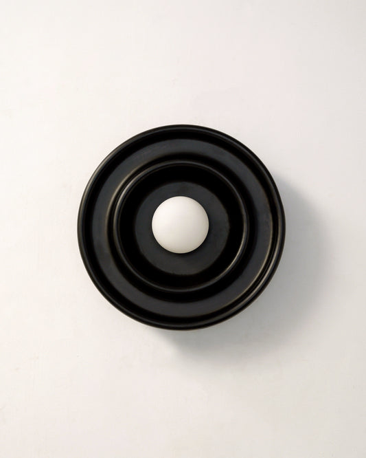 Discus Wall Light - Black - Studio Indigene
