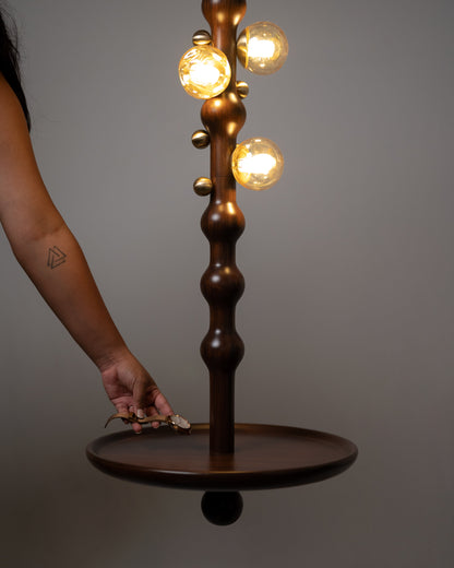 Stem Pendant Light w/ Side Table