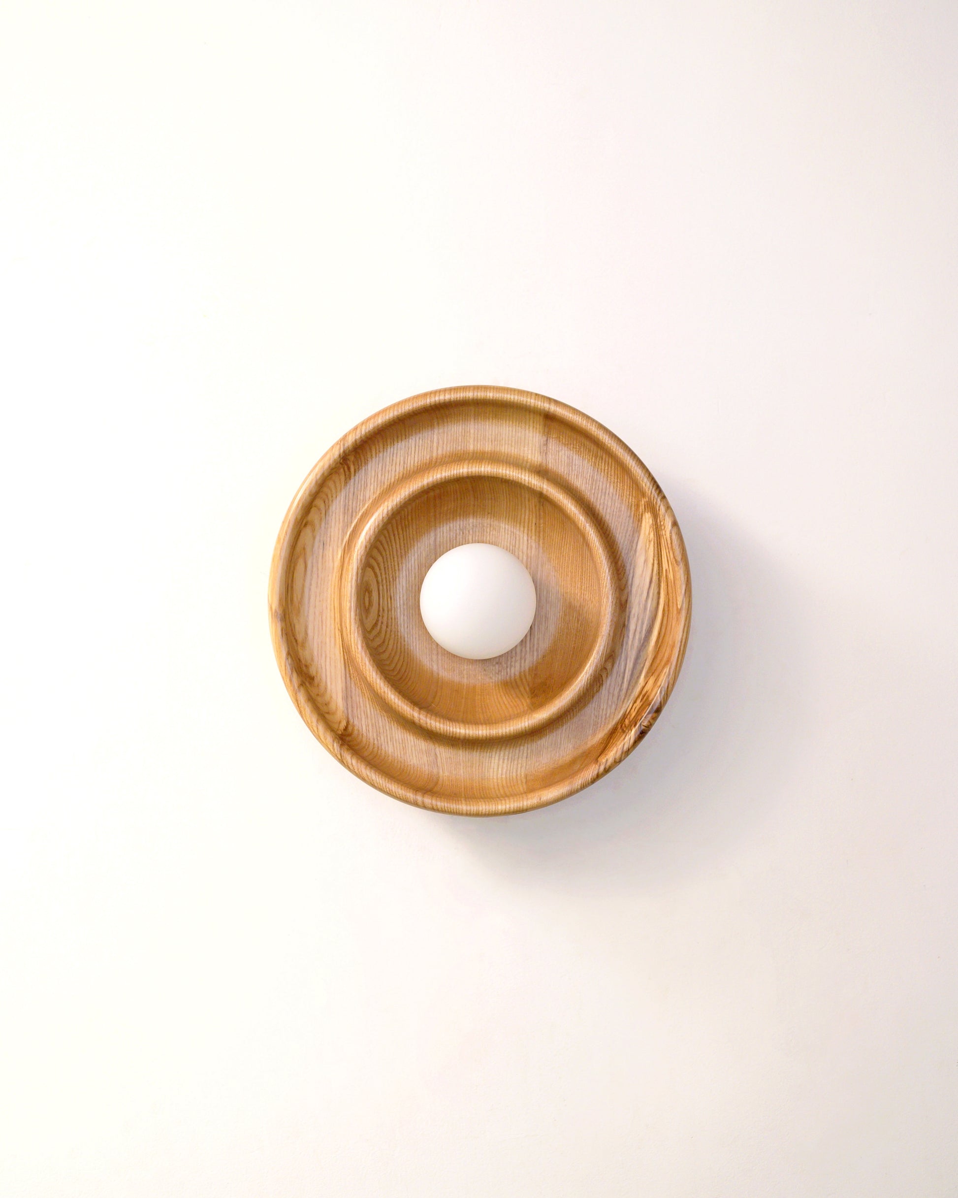 Discus Wall Light - White Ash - Studio Indigene