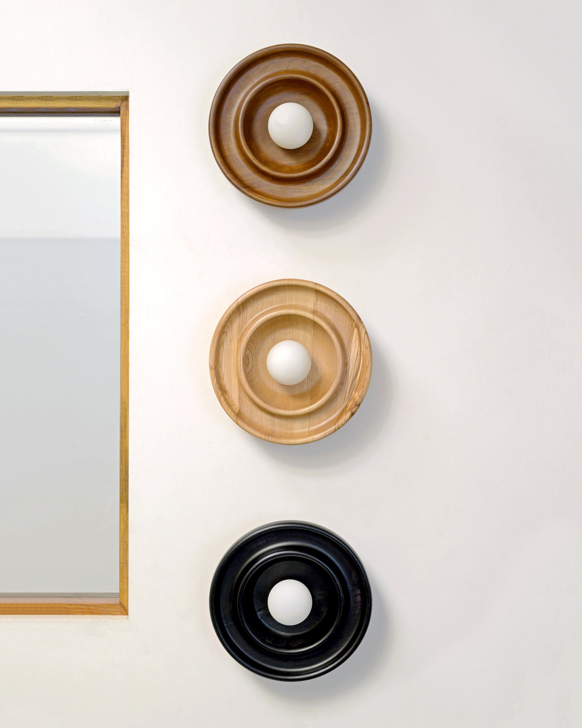 Discus Wall Light - Black - Studio Indigene