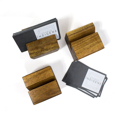 Slit Cube Card Holder - Studio Indigene