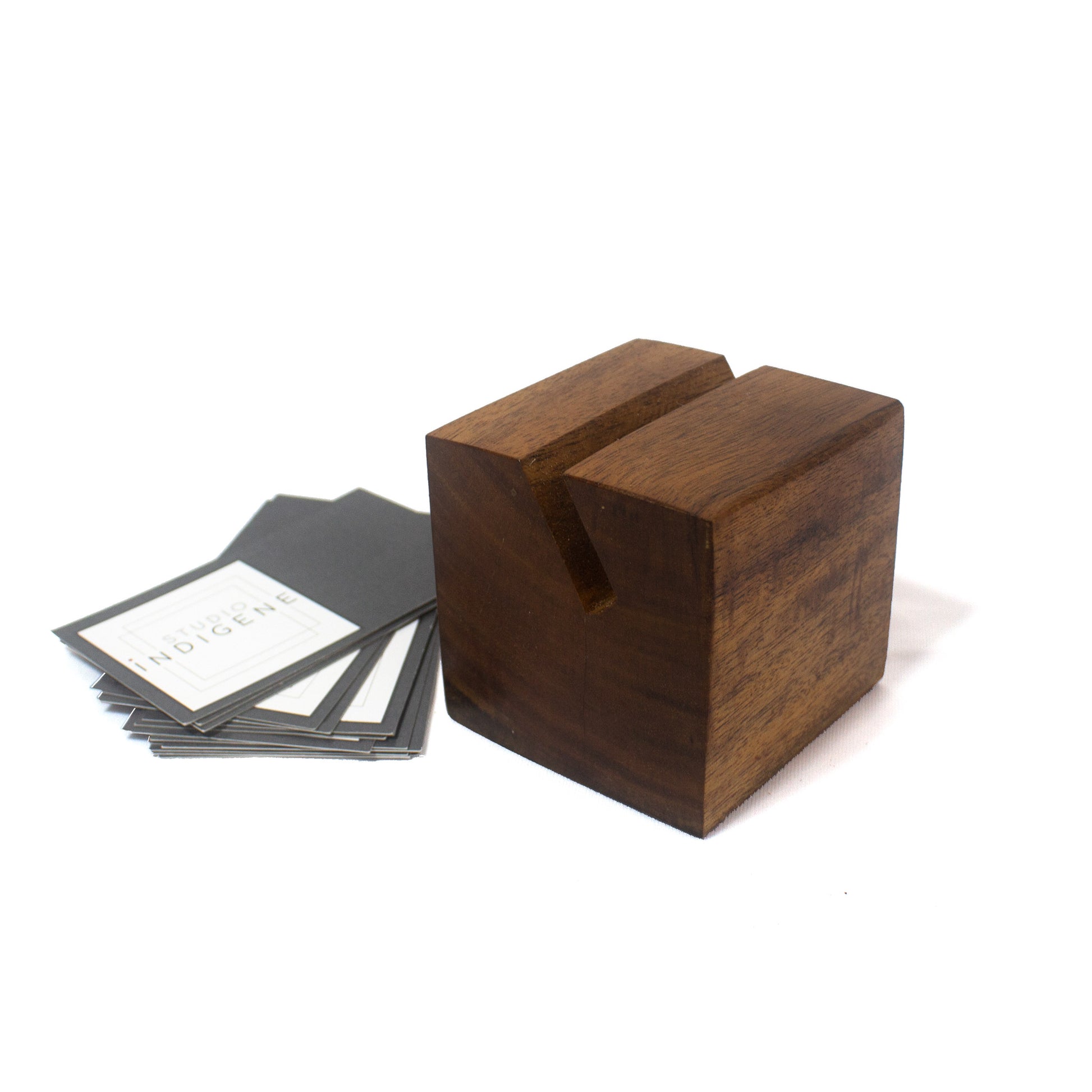 Slit Cube Card Holder - Studio Indigene